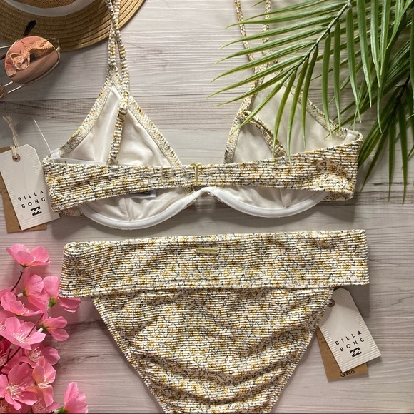 Billabong 🍍 Summer Love Ribbed Underwire Bikini Top |Aruba High Rise Bottom - Picture 10 of 15